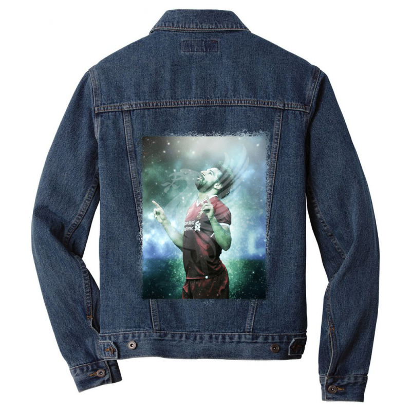 Mohamed Salah Hamed Mahrous Ghaly Mo Salah Essential Men Denim Jacket | Artistshot