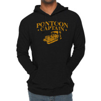 Pontoon Boat Captain Lake Lover Pontoon Captain Lightweight Hoodie | Artistshot