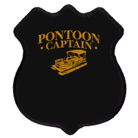 Pontoon Boat Captain Lake Lover Pontoon Captain Shield Patch | Artistshot