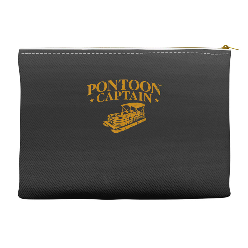 Pontoon Boat Captain Lake Lover Pontoon Captain Accessory Pouches | Artistshot