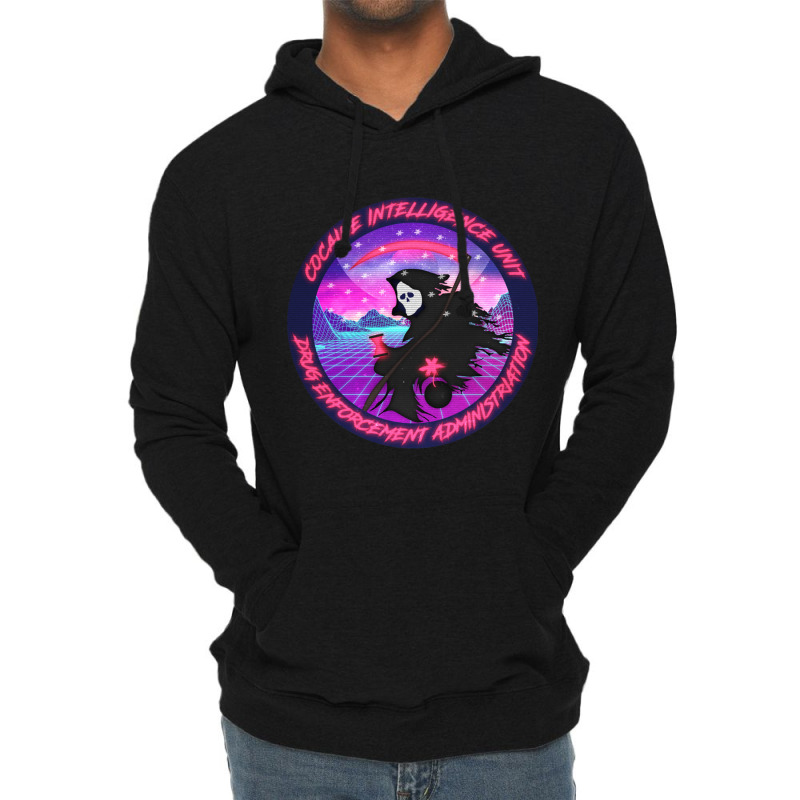 Vaporwave Chapo Trap House Cocaine Intelligence Unit Lightweight Hoodie | Artistshot