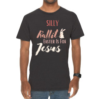 Cute Silly Rabbit Easter Is For Jesus Christians Vintage T-shirt | Artistshot