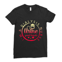 Dialysis Nurse Urine Good Hands Future Rn Renal Kidney Nurse Ladies Fitted T-shirt | Artistshot