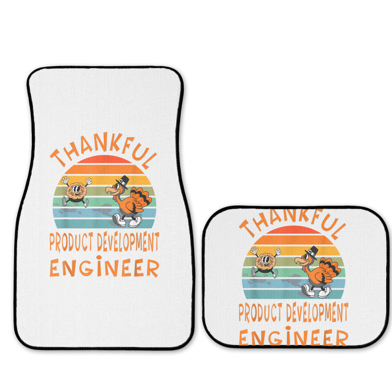 Product Development Engineer Job Funny Thanksgiving T Shirt Full Set Car Mats | Artistshot