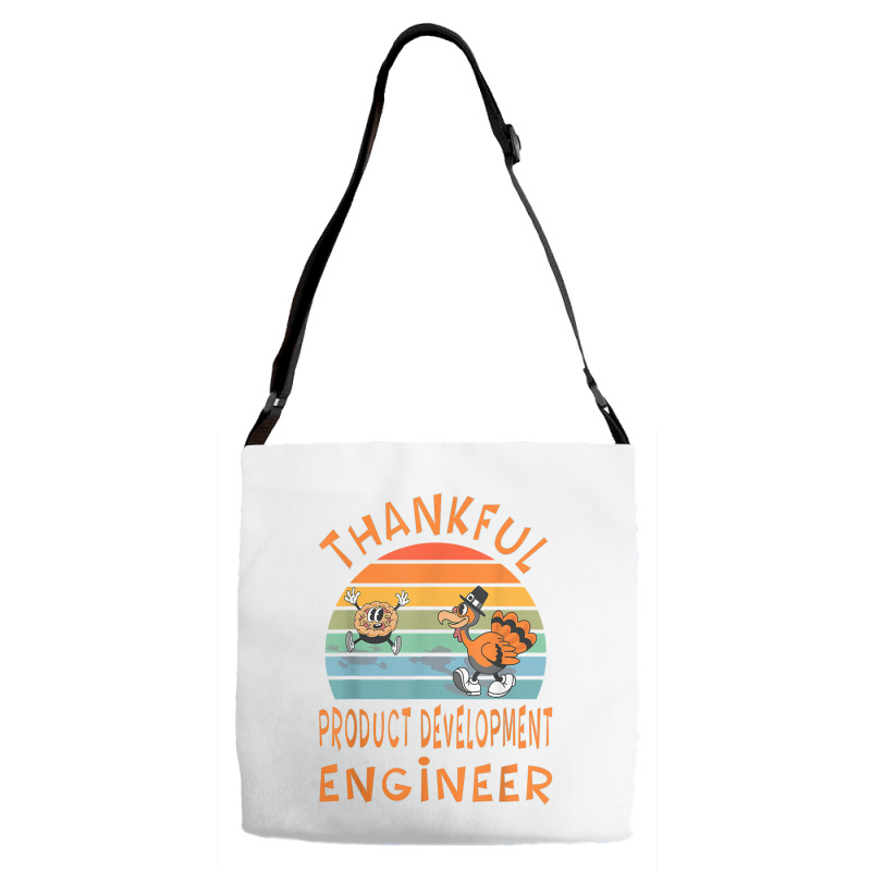 Product Development Engineer Job Funny Thanksgiving T Shirt Adjustable Strap Totes | Artistshot