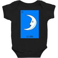 Mexican Lottery La Luna The Moon Game Of Mexico Long Sleeve T Shirt Baby Bodysuit | Artistshot