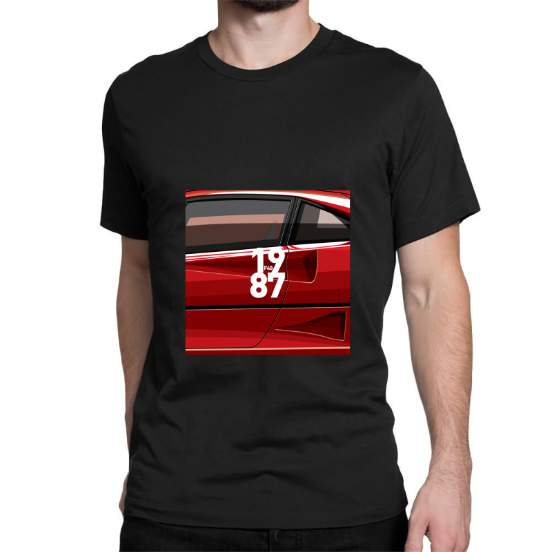 F40 Production 1987 Classic T-shirt | Artistshot