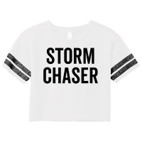 Storm Chaser Funny Weather Meteo Cloud Lightning Thunder T Shirt Scorecard Crop Tee | Artistshot