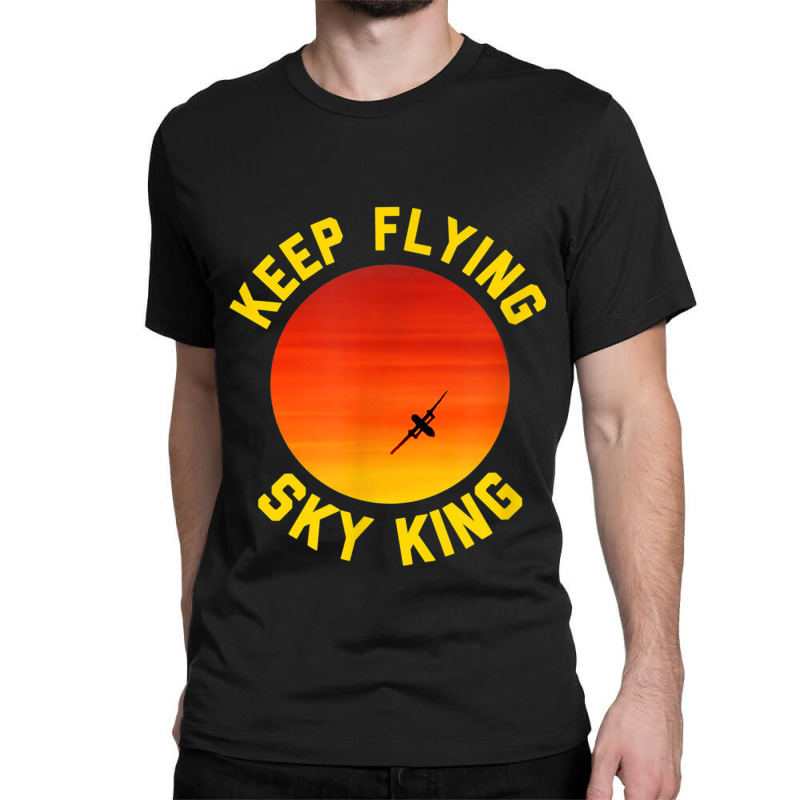 Aeroplane All Over Print Men's Aeronautical T-shirt 