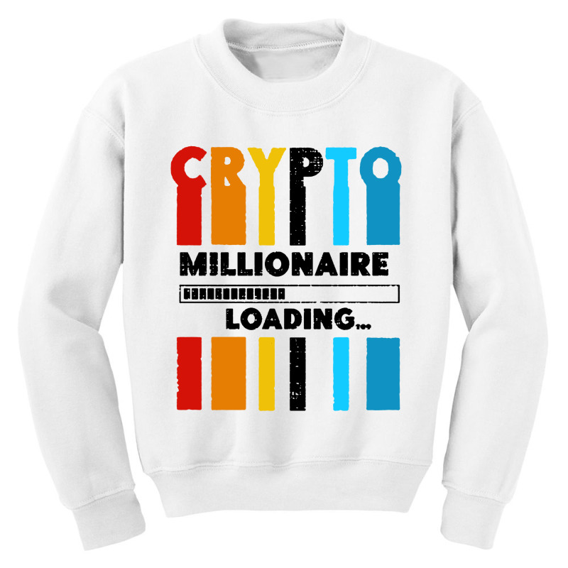 Bitcoin Crypto Youth Sweatshirt by Beach Boy | Artistshot