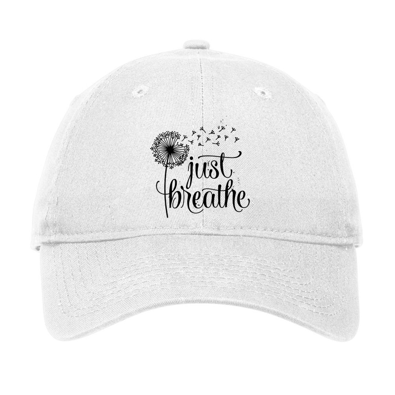 Just Breathe Adjustable Cap by Bull Tees | Artistshot