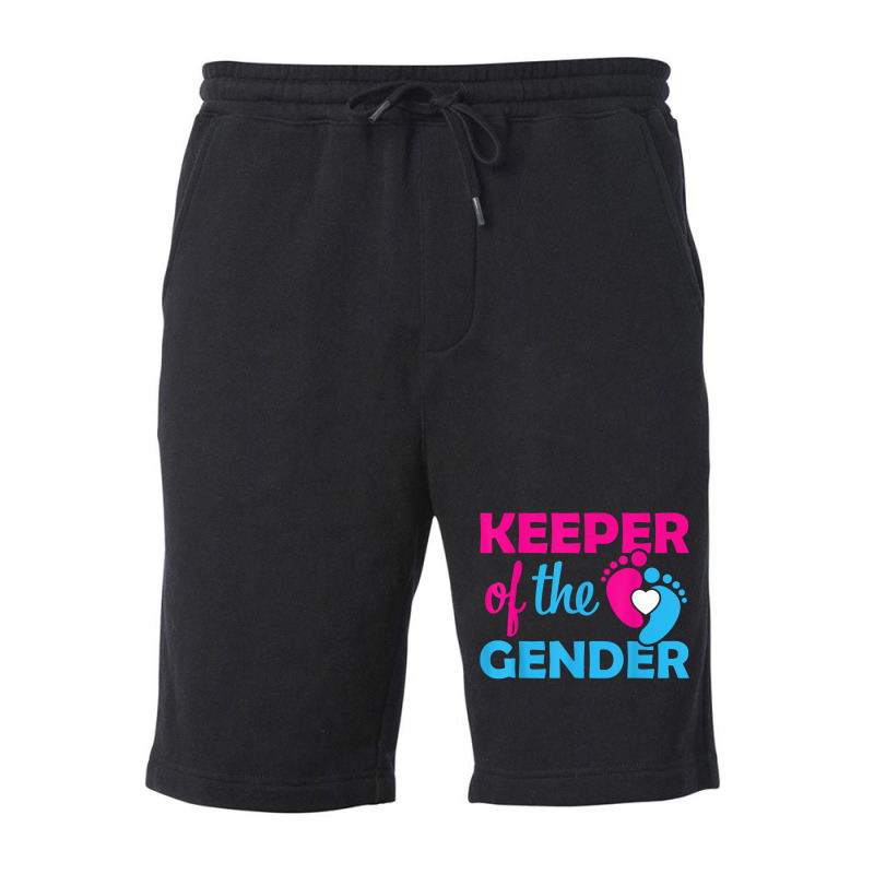 Keeper Of The Gender Gender Reveal Gender Keeper T Shir Fleece Short | Artistshot