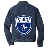 Nato Otan Suomi Finalnd Badge Men Denim Jacket | Artistshot