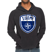 Nato Otan Suomi Finalnd Badge Vintage Hoodie | Artistshot