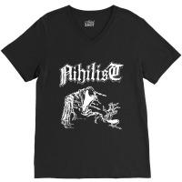 Nihilist V-neck Tee | Artistshot