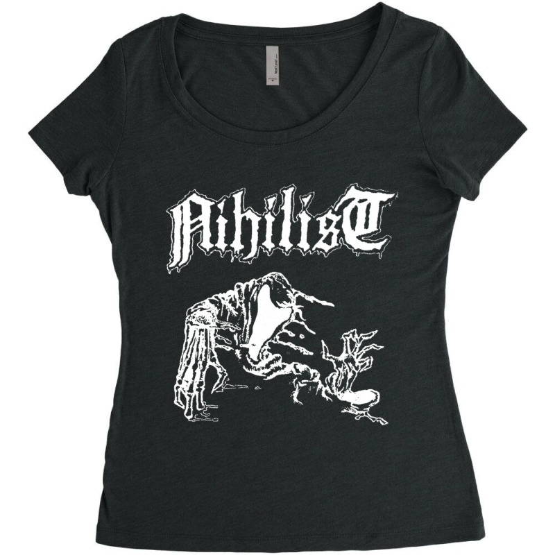 Nihilist Women's Triblend Scoop T-shirt by cm-arts | Artistshot