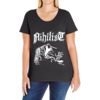 Nihilist Ladies Curvy T-shirt | Artistshot