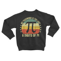 My Password Is Last 8 Digits Of Pi Infinite Math Teacher Kid T Shirt Toddler Sweatshirt | Artistshot