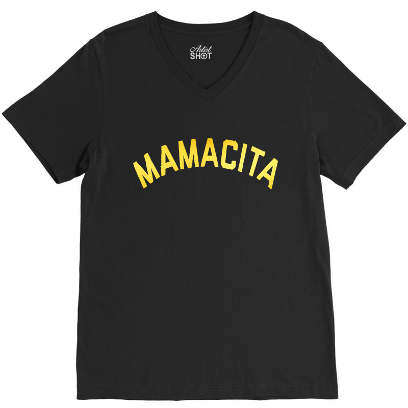 Mamacita Mama V-Neck Tee by Bull Tees | Artistshot