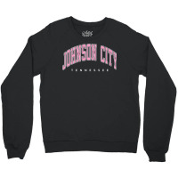 Johnson City Tennessee Tn Varsity Style Pink Text Premium T Shirt Crewneck Sweatshirt | Artistshot