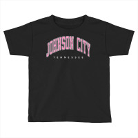 Johnson City Tennessee Tn Varsity Style Pink Text Premium T Shirt Toddler T-shirt | Artistshot