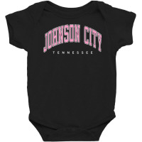 Johnson City Tennessee Tn Varsity Style Pink Text Premium T Shirt Baby Bodysuit | Artistshot