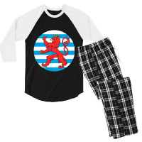 Luxembourg  Roundel Men's 3/4 Sleeve Pajama Set | Artistshot