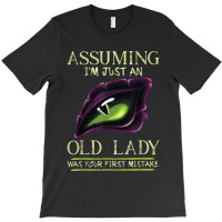 Assuming I'm Just An Old Lady Was Your First Mistake Dragon T-shirt | Artistshot