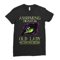 Assuming I'm Just An Old Lady Was Your First Mistake Dragon Ladies Fitted T-shirt | Artistshot