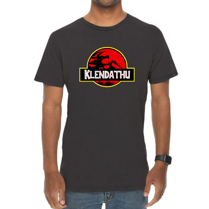 Klendathu - Starship Troopers (jurassic Park Style) Vintage T-Shirt by DanielPaulMcdonald | Artistshot