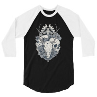 Pagan Skulls 3/4 Sleeve Shirt | Artistshot