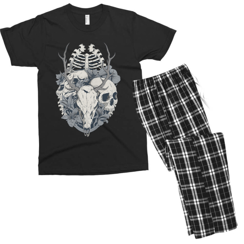 Pagan Skulls Men's T-shirt Pajama Set by fawazelmira | Artistshot