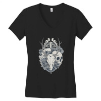 Pagan Skulls Women's V-neck T-shirt | Artistshot