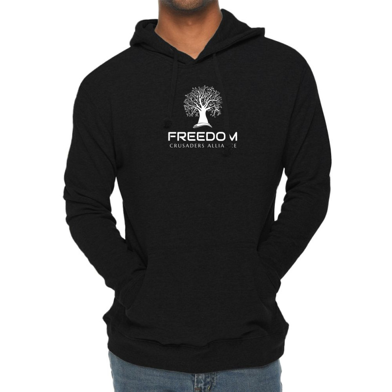 Freedom Crusaders Alliance - White Lightweight Hoodie | Artistshot