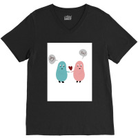 Cute Couple V-neck Tee | Artistshot