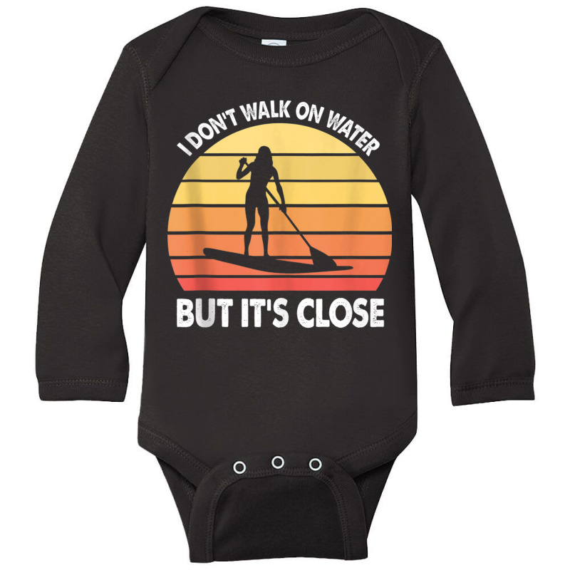 Stand Up Paddle Board Walk On Water Vintage Tank Top Long Sleeve Baby Bodysuit | Artistshot