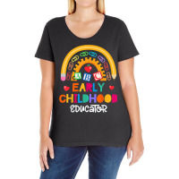 Teacher Early Childhood Educator Preschool Head Start Crew T Shirt Ladies Curvy T-shirt | Artistshot