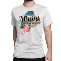 Maine In My Soul Classic T-shirt | Artistshot