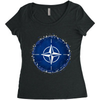 Nato Otan Flag Women's Triblend Scoop T-shirt | Artistshot