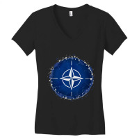 Nato Otan Flag Women's V-neck T-shirt | Artistshot