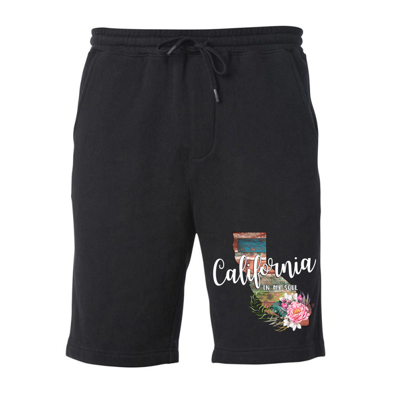 California In My Soul Fleece Short | Artistshot