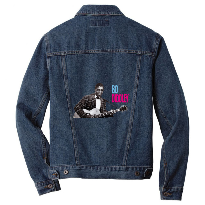 Bo Diddley 1 Men Denim Jacket by SusanCartrette | Artistshot