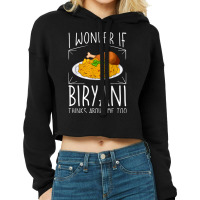 Biryani Gift Pakistani Food Chicken Dum Pot Cropped Hoodie | Artistshot