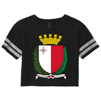 Coat Of Arms Of Malta Scorecard Crop Tee | Artistshot