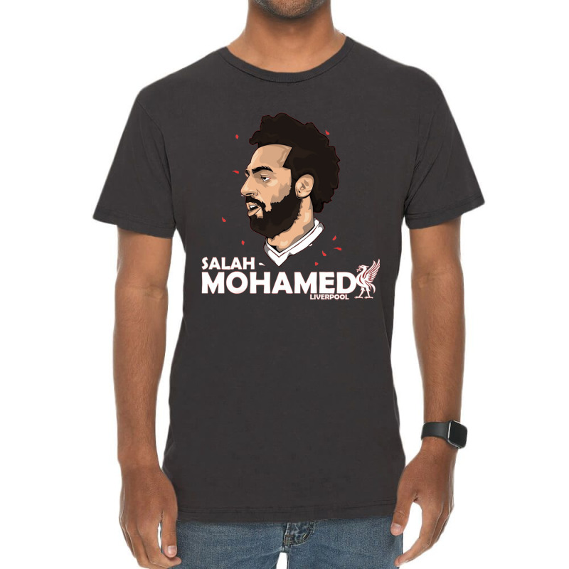 Mohammed Salah Amp Liverpool Essential Vintage T-shirt | Artistshot