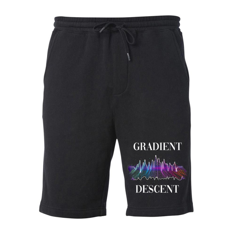 Gradient Descent Machine Learning Fleece Short | Artistshot