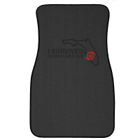 Hurricane Ian I Survived Hurricane Ian Front Car Mat | Artistshot