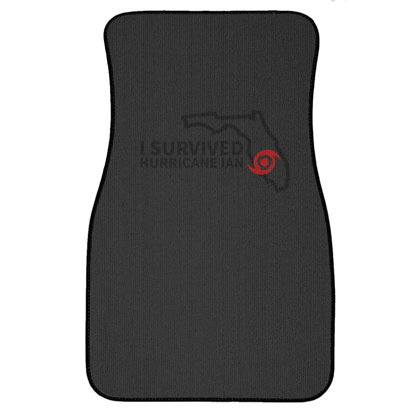 Hurricane Ian I Survived Hurricane Ian Front Car Mat by cm-arts | Artistshot