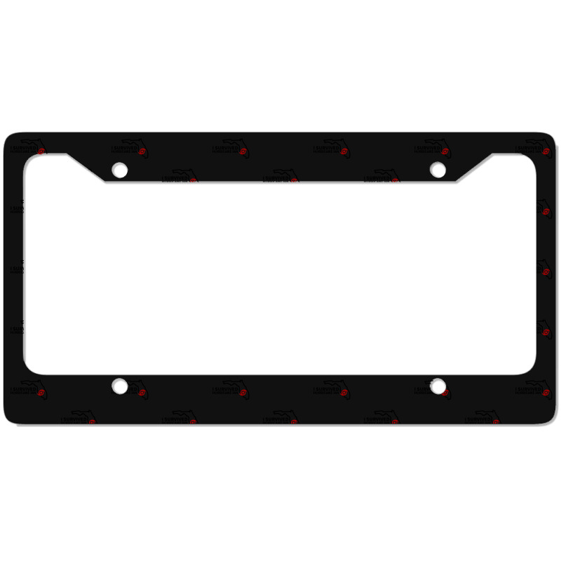 Hurricane Ian I Survived Hurricane Ian License Plate Frame by cm-arts | Artistshot