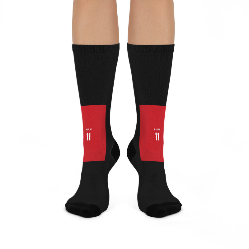 Mohammed Salah Liverpool 202122 Home Kit Graphic Crew Socks | Artistshot